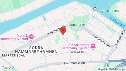 Apartments for rent i Hammarbyhamnen - kort over placeringen