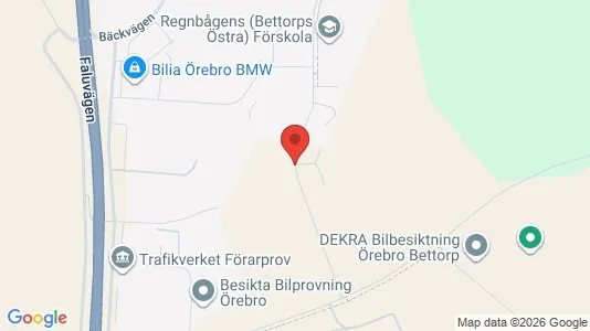 Apartments for rent i Örebro - kort over placeringen