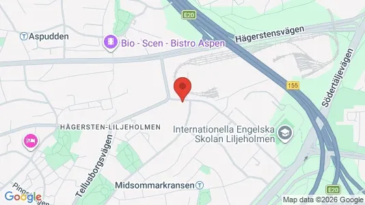 Apartments for rent i Stockholm South - kort over placeringen