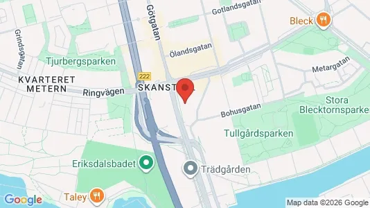 Apartments for rent i Södermalm - kort over placeringen