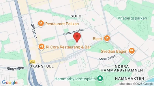 Apartments for rent i Södermalm - kort over placeringen