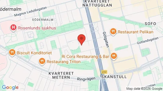 Apartments for rent i Södermalm - kort over placeringen