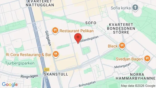 Apartments for rent i Södermalm - kort over placeringen