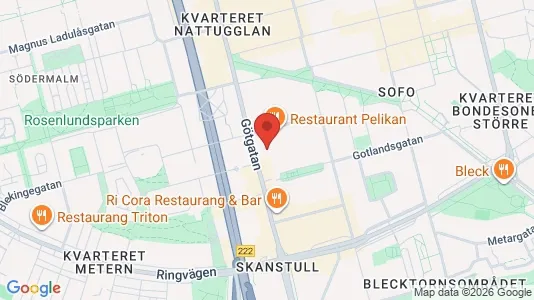 Apartments for rent i Södermalm - kort over placeringen