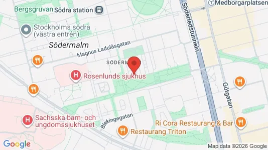 Apartments for rent i Södermalm - kort over placeringen