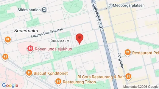 Apartments for rent i Södermalm - kort over placeringen