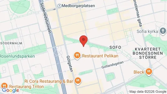 Apartments for rent i Södermalm - kort over placeringen
