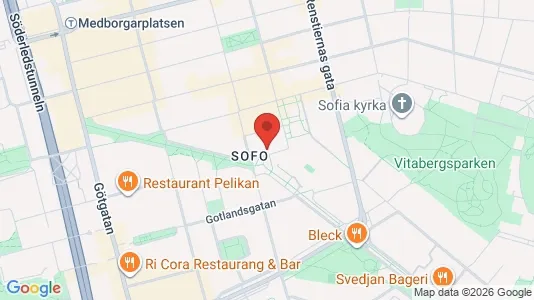 Apartments for rent i Södermalm - kort over placeringen