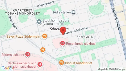 Apartments for rent i Södermalm - kort over placeringen