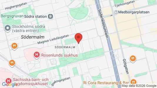Apartments for rent i Södermalm - kort over placeringen