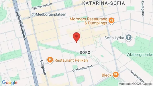 Apartments for rent i Södermalm - kort over placeringen