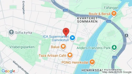 Apartments for rent i Södermalm - kort over placeringen