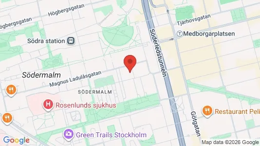 Apartments for rent i Södermalm - kort over placeringen