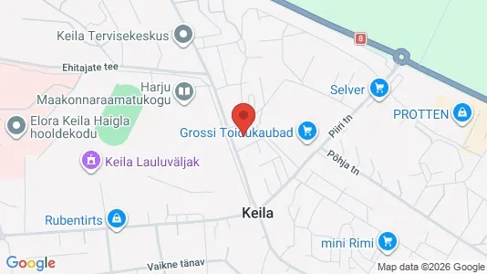 Apartments for rent i Keila - kort over placeringen