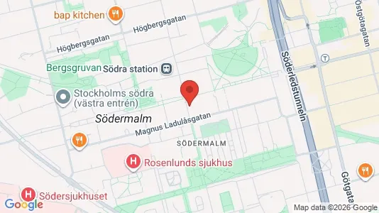 Apartments for rent i Södermalm - kort over placeringen