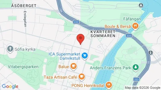 Apartments for rent i Södermalm - kort over placeringen