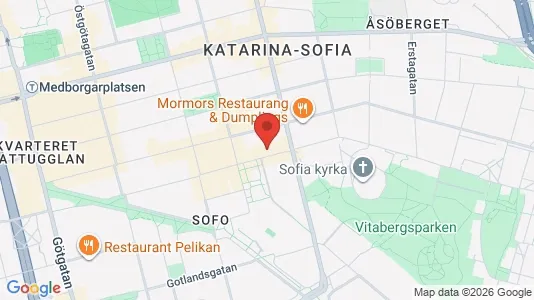 Apartments for rent i Södermalm - kort over placeringen