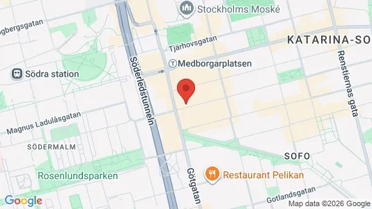 Apartments for rent i Södermalm - kort over placeringen