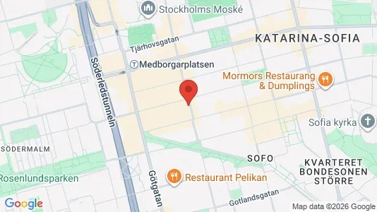 Apartments for rent i Södermalm - kort over placeringen