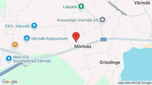 Apartments for rent i Värmdö - kort over placeringen