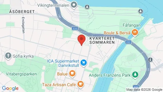 Apartments for rent i Södermalm - kort over placeringen