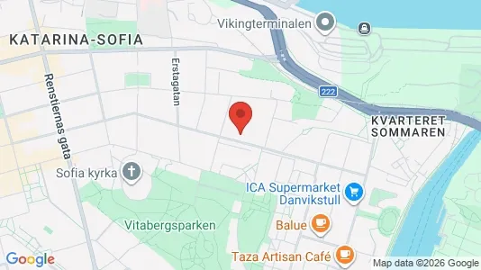 Apartments for rent i Södermalm - kort over placeringen