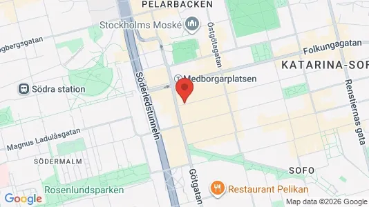Apartments for rent i Södermalm - kort over placeringen