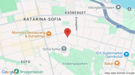 Apartments for rent i Södermalm - kort over placeringen