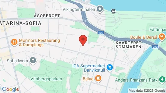 Apartments for rent i Södermalm - kort over placeringen