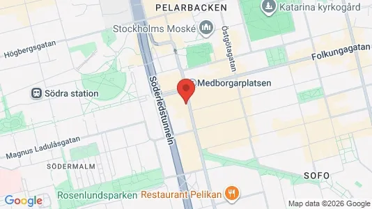 Apartments for rent i Södermalm - kort over placeringen