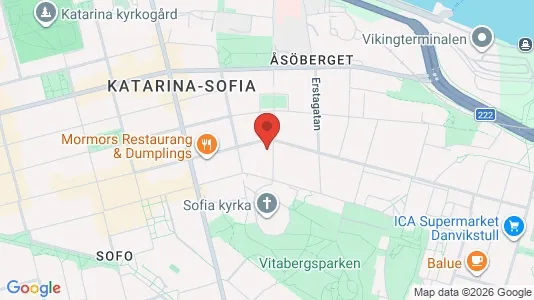 Apartments for rent i Södermalm - kort over placeringen