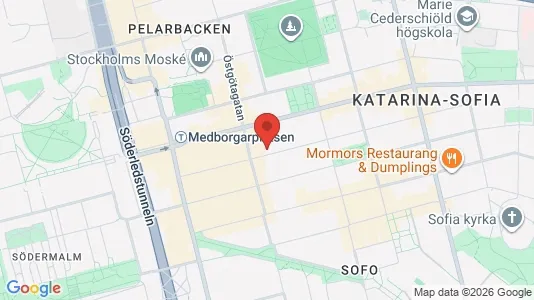 Apartments for rent i Södermalm - kort over placeringen