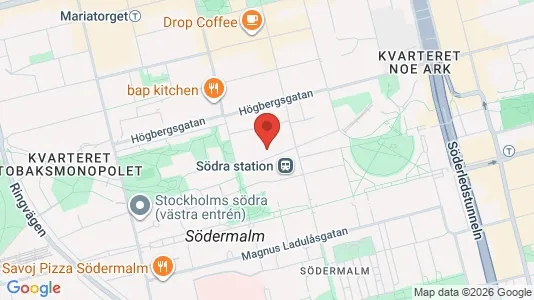 Apartments for rent i Södermalm - kort over placeringen