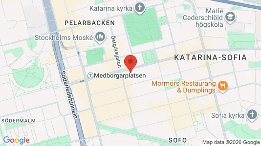Apartments for rent i Södermalm - kort over placeringen