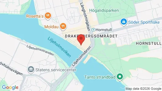 Apartments for rent i Södermalm - kort over placeringen