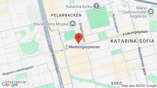 Apartments for rent i Södermalm - kort over placeringen