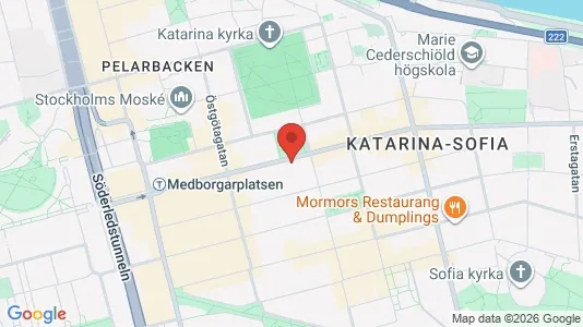 Apartments for rent i Södermalm - kort over placeringen