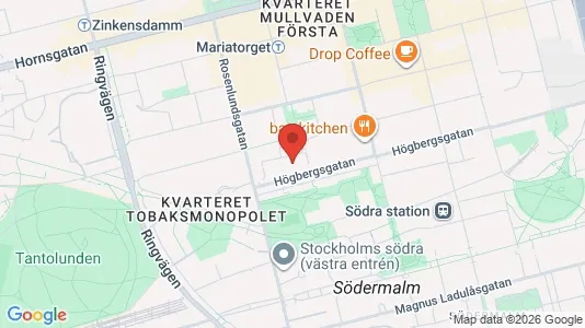 Apartments for rent i Södermalm - kort over placeringen