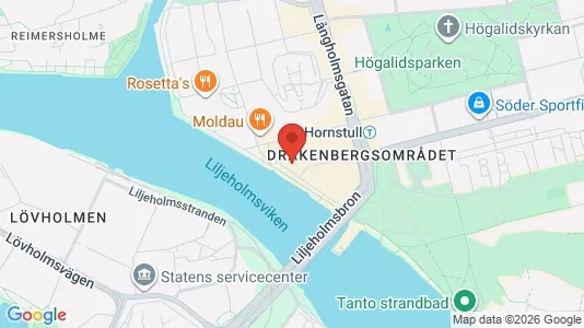 Apartments for rent i Södermalm - kort over placeringen