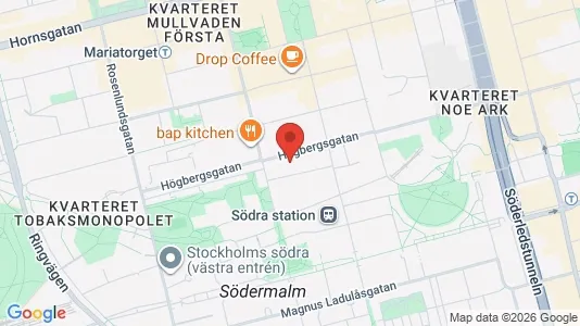 Apartments for rent i Södermalm - kort over placeringen