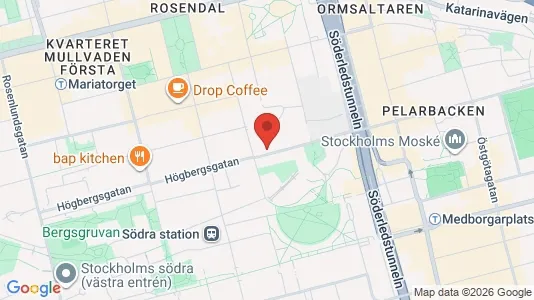 Apartments for rent i Södermalm - kort over placeringen