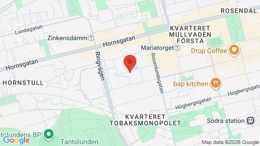 Apartments for rent i Södermalm - kort over placeringen