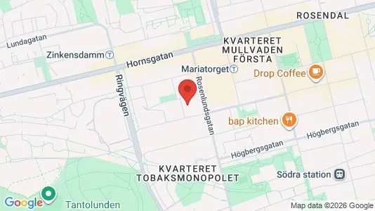 Apartments for rent i Södermalm - kort over placeringen