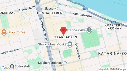 Apartments for rent i Södermalm - kort over placeringen