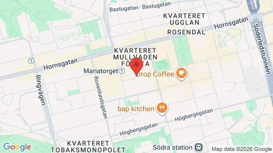 Apartments for rent i Södermalm - kort over placeringen