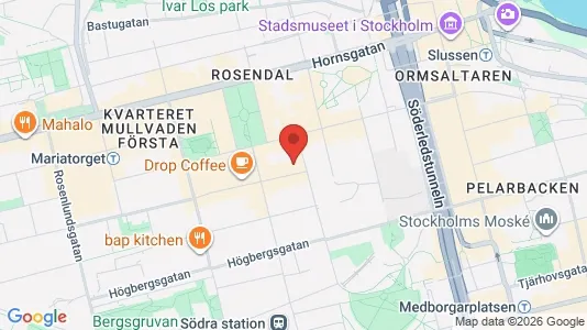 Apartments for rent i Södermalm - kort over placeringen