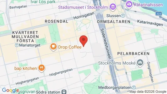 Apartments for rent i Södermalm - kort over placeringen