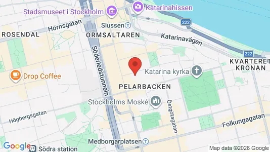 Apartments for rent i Södermalm - kort over placeringen