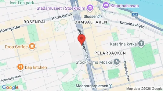 Apartments for rent i Södermalm - kort over placeringen