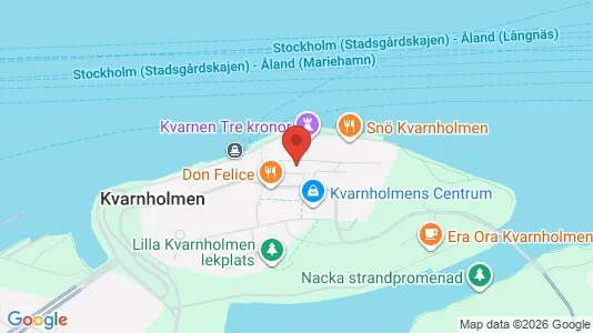 Apartments for rent i Nacka - kort over placeringen